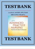 Test Bank for Advanced Practice Nursing&colon; Essentials for Role Development&comma; 5th Edition &lpar;Joel&rpar;