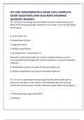 ATI CMS FUNDAMENTALS EXAM 2025 COMPLETE EXAM QUESTIONS AND ACCURATE ANSWERS &vert;ALREADY PASSED&excl;&excl;