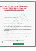 CHAPTER 14 - THE TREATMENT ROOM - MILADY'S ESTHETICS EXAM 2025 QUESTIONS AND ANSWERS