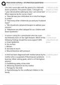 PEDS EXAM 3 &lpar;FINAL&rpar; - ATI PRACTICE QUESTIONS COMPREHENSIVE questions answered&comma; 2025 verified graded A&plus; already passed&excl;