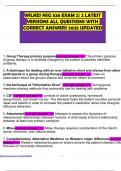 WILKES NSG 526 EXAM 2&vert; 2 LATEST VERSIONS ALL QUESTIONS WITH CORRECT ANSWERS 2025 UPDATED