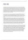 PSYC 405 Practice Exam Study Complete Questions And Answers Pass Guaranteed&period;