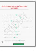NCEES EXAM 2025 QUESTIONS AND ANSWERS