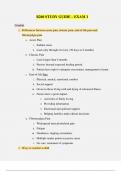 B260 STUDY GUIDE &ndash; EXAM 1 2025&sol;2026