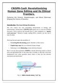 CRISPR-Cas9 Demystified&colon; The Ultimate Guide to Gene Editing&comma; Medical Breakthroughs & Ethical Challenges&period;