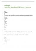 Colorado Sales Test Questions With Correct Answers&period;