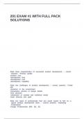 201 Exam -1 with full pack solutions