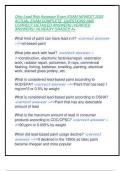 Ohio Lead Risk Assessor Exam EXAM NEWEST 2025  ACTUAL EXAM COMPLETE  QUESTIONS AND  CORRECT DETAILED ANSWERS &lpar;VERIFIED  ANSWERS&rpar; &vert;ALREADY GRADED A&plus; 