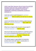 OHIO Lead Risk Assessor Study Guide&sol;TermsEXAM  NEWEST 2025 ACTUAL EXAM COMPLETE   QUESTIONS AND CORRECT DETAILED  ANSWERS &lpar;VERIFIED ANSWERS&rpar; &vert;ALREADY  GRADED A&plus;