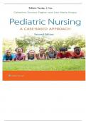 TEST BANK Pediatric Nursing- A Case-Based Approach 2nd Edition by Tagher Knapp Chapters 1 - 34 &vert; All Chapters