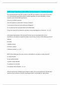 AANC Exam Questions with 100&percnt; Correct Answers &vert; Verified Solutions