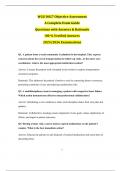 WGU D027 Objective Assessment  A Complete Exam Guide Questions with Answers & Rationale &vert; 100 &percnt; Verified Answers 2025&sol;2026 Examinations &vert; A GURANTEED A&plus;