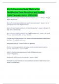 Sterile Processing Study Material for Certification Exam Questions and Verified Correct Answers latest