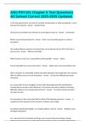 ASU PSY101 Chapter 5 Test Questions All Solved Correct 2025-2026 Updated&period;