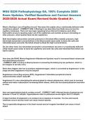 WGU D236 Pathophysiology OA&period; 100&percnt; Complete 2025 Exam Updates&period; Verified Questions and Correct Answers 2025&sol;2026 Actual Exam&vert; Revised Guide Graded A&plus;&period;   