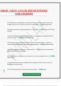 ORGB - CHAP&period; 1 EXAM 2025 QUESTIONS AND ANSWERS