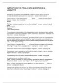 INTRO TO DHYG FINAL EXAM QUESTIONS & ANSWERS 