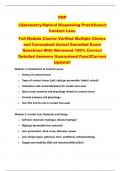 ODP  &lpar;Optometry&sol;Optical Dispensing Practitioner&rpar;  Contact Lens   Full Module Course Verified Multiple Choice  and Conceptual Actual Emended Exam  Questions With Reviewed 100&percnt; Correct  Detailed Answers Guaranteed Pass&excl;&excl;Current  Update&excl;&excl;