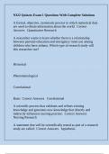 N322 Quizzes Exam 1 Questions With Complete Solutions