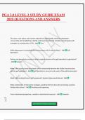 PGA 3&period;0 LEVEL 2 STUDY GUIDE EXAM 2025 QUESTIONS AND ANSWERS