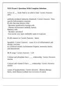 N322 Exam 1 Questions With Complete Solutions