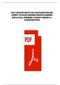 CGSC F100 2025 UPDATE QUESTIONS AND VERIFIED ANSWERS MOST TESTED QUESTIONS&sol;STUDY GUIDE &lbrack;GET EVERTHING CORRECT&rsqb;