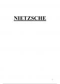 Apuntes calificados con 10  de Nietzsche  para el examen PAU Murcia de Historia de la Filosof&iacute;a