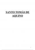 Apuntes Santo Tom&aacute;s de Aquino  calificados con 10 para examen PAU de Murcia de Hisotria de la Filosof&iacute;a
