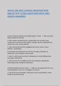 SNCOA LDR-301S LEADING ORGANIZATIONS &lpar;SNCOA TEST 1&rpar; 2025 QUESTIONS WITH 100&percnt; SOLVED ANSWERS&excl;&excl;