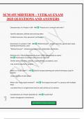 SCM 455 MIDTERM &ndash; VITIKAS EXAM 2025 QUESTIONS AND ANSWERS