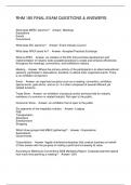 RHM 185 FINAL EXAM QUESTIONS & ANSWERS