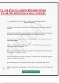 U1 UST INSTALLATION&sol;RETROFITTING EXAM 2025 QUESTIONS AND ANSWERS
