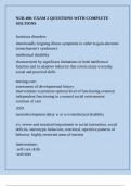 NUR 400&colon; EXAM 2 QUESTIONS WITH COMPLETE SOLTIONS