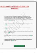 WGU C468 EXAM 2025 QUESTIONS AND ANSWERS