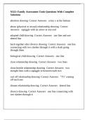 N322&colon; Family Assessment Tools Questions With Complete Solutions