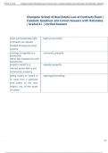 Exam &lpar;elaborations&rpar;  Real Estate-Law   2025 