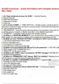 DCASE Final Exam &ndash; AUGS 2018 Edition with Complete Solutions &lpar;Rev&period; 2025&rpar;&period;pdf