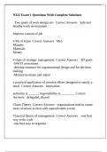 N322 Exam 1 Questions With Complete Solutions