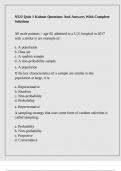 N322 Quiz 1 Kahoot Questions And Answers With Complete Solutions