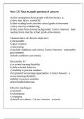 Nurs 322 Final example questions & answers