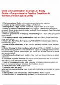 Child Life Certification Exam &lpar;CLC&rpar; Study Guide &ndash; Comprehensive Practice Questions & Verified Answers &lpar;2024&ndash;2025&rpar;&period;pdfChild Life Certification Exam &lpar;CLC&rpar; Study Guide &ndash; Comprehensive Practice Questions & Verified Answers &lpar;2024&ndash;2025&rpar;&period;pdf