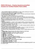PNCB CPN Exam &ndash; Practice Questions & Verified Answers for Certified Pediatric Nurse &lpar;2025&rpar;&period;pdf