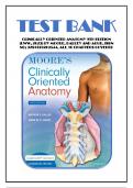 TEST BANK FOR CLINICALLY ORIENTED ANATOMY 9TH EDITION &lpar;LWW&comma; 2023&rpar; BY MOORE&comma; DALLEY AND AGUR&comma; ISBN NO&semi; 9781975209544&comma; ALL 10 CHAPTERS COVERED