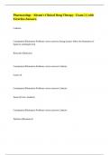 Pharmacology - Abram's Clinical Drug Therapy - Exam 2 &vert;&vert; with Errorless Answers&period;