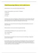 PN1005 Pharmacology Midterm &vert;&vert; with Certified Answers&period;