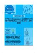 IOP2606 Assignment 1 &lpar;COMPLETE ANSWERS&rpar; Semester 2 2025 &ndash; DUE 2025&semi;100&percnt; trusted &comma;comprehensive and complete reliable solution with clear explanation