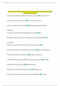 Search and Rescue Exam Questions with Correct Answers 100&percnt; Verified By Experts&vert; Latest  Update Guaranteed Success 