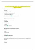 Search and Rescue Exam Questions with Correct Answers 100&percnt; Verified By Experts&vert; Latest  Update Guaranteed Success