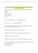 Search & Rescue Exam Questions with Correct Answers 100&percnt; Verified By Experts&vert; Latest  Update Guaranteed Success