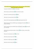 Search and Rescue Equipment &lpar;SAR&rpar; Exam Questions with Correct Answers 100&percnt; Verified By  Experts&vert; Latest Update Guaranteed Success 